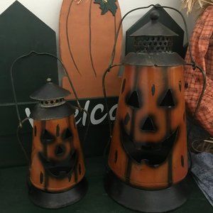 Tin Jack-O-Lanterns
